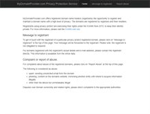 Tablet Screenshot of mydomainprovider.com